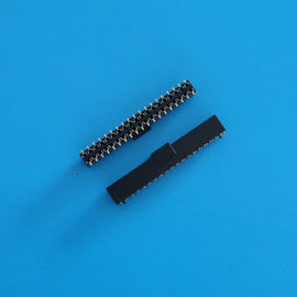 ประเทศจีน Right Angle Female Header Connector , Double Type 2.0mm Pitch Female Pin Connector ผู้จัดจำหน่าย