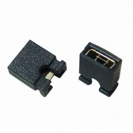 ประเทศจีน Tin Plated Brass Mini Jumper Connector , 2.54mm Pitch Open / Close Type Mini Pin Connector ผู้จัดจำหน่าย