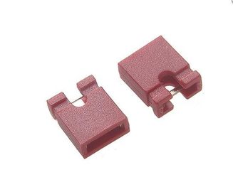 ประเทศจีน Copper Alloy Tin Plated Mini Jumper Connector Pitch 2.54mm Open Type For PCB โรงงาน