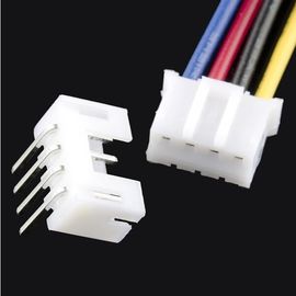 ประเทศจีน 2.0 mm Wire Harness Cable Assembly For 4 Pin Housing Connector / Right Angle Header Connector โรงงาน