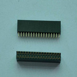 ประเทศจีน 2.0mm Pitch Brass Straight Female Pin Connector Contact Resistance 20MΩ Max โรงงาน