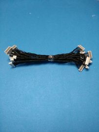 ประเทศจีน Black Wire Harness Cable Assembly Equivalent Of JST 0.8mm Pitch Crimping Connector โรงงาน