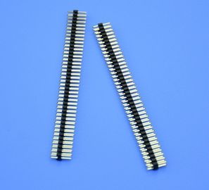 ประเทศจีน JVT 2.0mm Pitch PCB Pin Header Connector Single Row Vertical Type 40 Poles Gold Plated โรงงาน