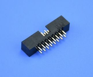 ประเทศจีน PCB IDC Connector Dual Row DIP Box Header Connector 16 Pin Vertical Type โรงงาน