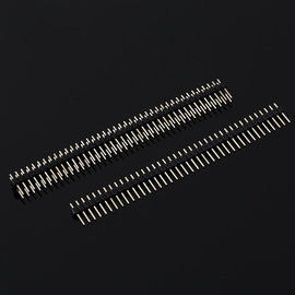 ประเทศจีน Dual Row / Single Row DIP Pin Header PCB Electrical Pin Connectors Pitch 2.54mm โรงงาน