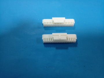 White Color Housing Printed Circuit Board PCB Board Connector PA66 Material Double Row