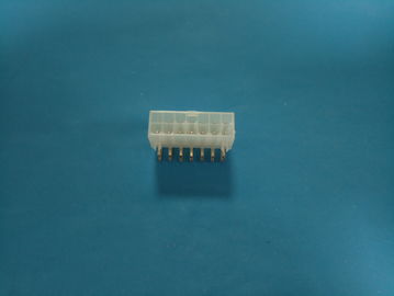 Double Row PCB Board Connector , 4.2 Mm Pitch Pin Header Connector Right Angle