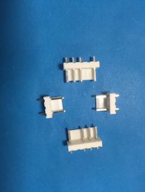 5 Pin Straight Angle 3.96 Pitch Connector , Circuit Board Header Connectors White Color