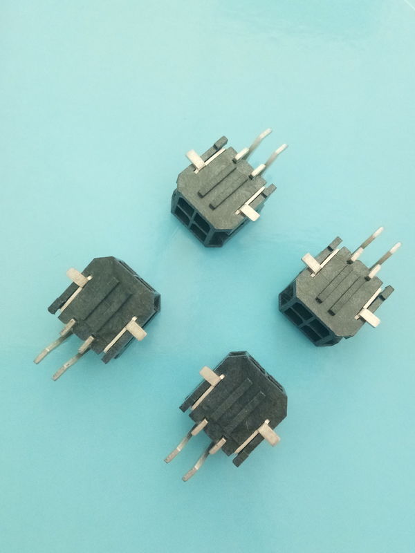 3.0mm Pitch Auto Electrical Connectors Vertical SMT Wafer Connector Black Color
